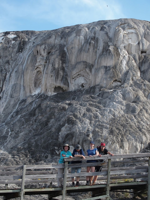 It is clear why these hot springs are called "Mammoth".