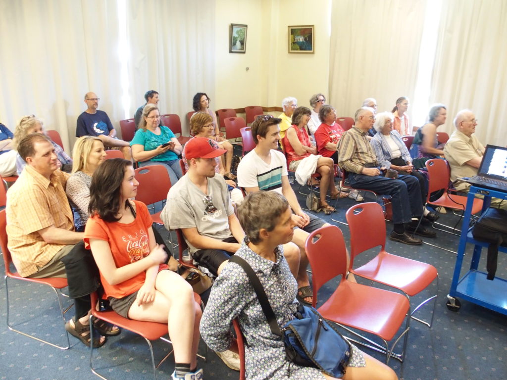 It was a full house at the public library.